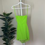 Lovers + Friends Blade Mini Dress Lime Green Small Photo 3