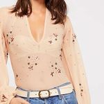 Free People Intimately Siren Song Bejeweled Mesh Bodysuit Photo 0