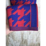 Nike ‎ Women’s Size S Houndstooth Knit Leggings Red Blue Geometric Athletic Photo 5