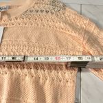 NWT 525 America Pointelle peach Haze crewneck sweater size small Photo 6