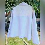 Barbour New  Fleece White Aspen Jacket 3X 3XL Quilted Yoke Photo 1