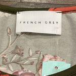 French Grey NWT  Maternity Green Floral Brushed Knit Dress - Size XS Photo 4