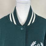 Lou & grey  Women's‎ Forest Green Varsity Jacket Size Medium Photo 3