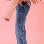 Faux Suede Fringe Jacket Blush/Pink Pink Photo 4