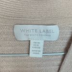 The White Label womens 6 small pink cashmere wool sweater v neck cream pull on Photo 1