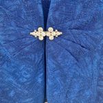 draper's & damon's RARE VINTAGE 2-Piece Cobalt Blue Evening Jacket Set Photo 1