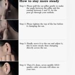 Womens cartilage 7 crystals ear cuffs hoop climber /new Photo 3