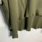 We The Free Free People  Retro Trendy Star Henley Top- Army Green W-326 Sz S Photo 8