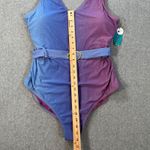 Mynah One Piece Belted Swimsuit Women's XXL V Photo 2