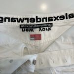 Alexander Wang  White Distressed Jean Shorts Photo 5