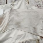 Retrofête Retrofete Zeke Bra Top in Champagne Size Small NWT Satin Crystal Embellishments Photo 11