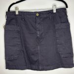 Frame  Black Mini Cargo Y2K Boho Style Skirt Size 30 Photo 0