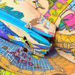 Cappelli cat on beach funny beach bag tote purse vacation cats in bikinis bag Green Photo 10