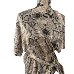 BB Dakota  Snake Print Wrap Top Sz Small NEW Photo 1