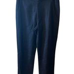 Amour Vert Size XS Pants Navy Blue Tapered Fit Wool Blend Business Career Photo 0