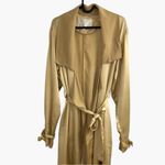 Aritzia LIMITED EDITION  Le Fou Wilfred Mercier Silk duster jacket trench maxi S Photo 4