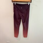 Athleta NWT Elation 7/8 Tight Leggings Red Ombre Size Small Photo 3