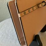 Kate Spade : Blush Pink Laurel Way Jeweled Bow Saffiano Leather Wallet- 12 slots Photo 2