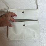 Brighton White and Silver Crossbody Bag with Pebbled Leather Photo 5