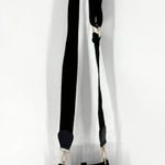 Crossbody Pebbled Faux Leather Pouch with Strap Black Gold One Size Photo 3