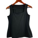 Black Sleeveless Square Neck Top Womens S Photo 0