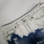 Sneak Peak ombre high rise denim shorts Blue Photo 4