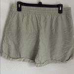 Como vintage Green Cargo Shorts Relaxed Fit Elastic Waistband Photo 3