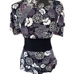 Y2K Flower T Shirt Fairycore Butterfly Sleeve Summer Floral Coquette Cottage Top Black Photo 0