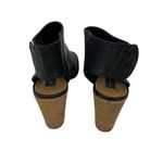 Steven By Steve Madden Steven Madden Black Leather Booties 39‎ Ankle Open Toe Heels Photo 2