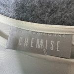 Liz Claiborne  Chemise Vintage 90s Blouse Women's 12 Ivory Button Back Minimalist Photo 1