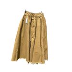 Forever 21  women's maxi light brown raw hem skirt, nwt Photo 1