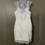 Missguided Women’s White Lace Dress Photo 1