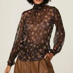 Misa  Los Angeles Lulu Floral Top blouse large Photo 0