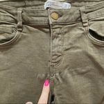 ZARA  Olive Green Skinny Jeans Size 6 Photo 2