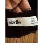 Elodie  Long Sleeve Bare Shoulder Velvet Bodycon Dress Twist Front Black XS Goth Photo 2