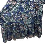 Shoshanna  Tiered Embroidered Zanita Multicolor Long Sleeve Midi Dress Size 2 Photo 10