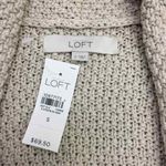 Loft Womens Sweater Size Small Gold Sparkle Beige Silver Cardigan Ann Taylor NEW Photo 4