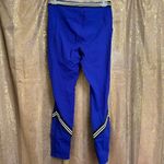 Free People  Movement Cobalt Blue Zephyr Striped Leggings Small Photo 1