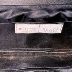 White House | Black Market small satin clutch black purse evening handbag Photo 5