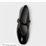 A New Day New In Box  Elena Black Mary Jane Flats Sz 7.5 Photo 2
