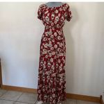 Kindred Floral Red Maxi Dress, summer dress Photo 1