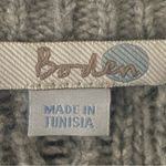 BODEN light grey heather chunky cable and mixed knits sweater Size 6 EUC Gray Photo 9