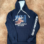 Women’s Buckhorn River Navy Blue Hoodie Size L Photo 0