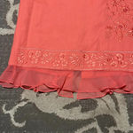 Plaza south sleeveless dress. Gorgeous. Lined. Melon colored. Size 8 linen Pink Photo 2