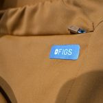 FIGS Women's Tan Short Sleeve Scrub Top Photo 7