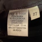 Rag and Bone Charcoal Gray Stretch Skinny Jeans/Pants Photo 5