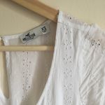 Hollister White Summer Front Tie Eyelet Lace Romper Shorts Photo 9