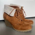 Rampage Sherpa Brown Suede Boots Photo 0