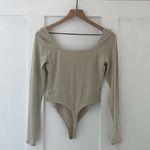 Lululemon Wundermost Ultra-Soft Nulu Square-Neck Long-Sleeve Bodysuit Size M Photo 1