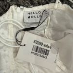 Hello Molly  United Hearts Mini Dress in White, Size US 2 Photo 4